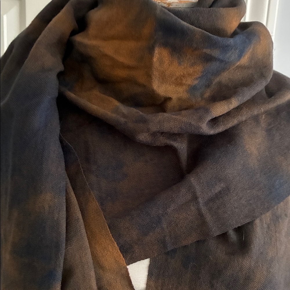 Gorgeous artist dyed gigantic wool wrap